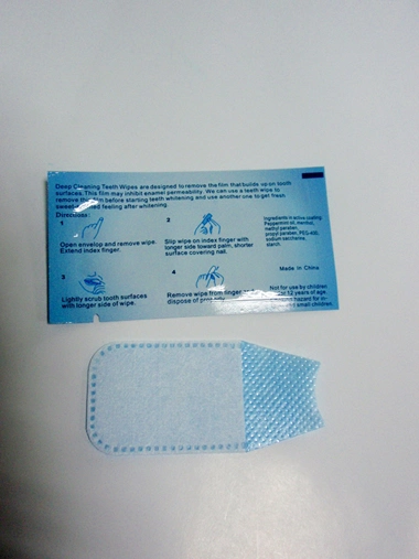 Disposable Teeth Wipes Oral Tooth Wipe Brush