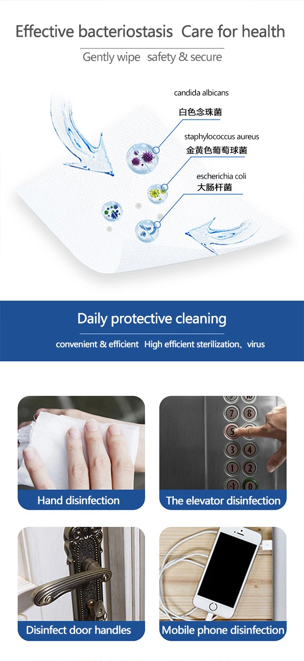 Multi-Purpose Disposable Wipe Body Bath Cleaning Wet Wipe