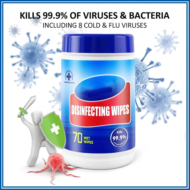 Disinfection Flushable Fresh Scent Cleaning Wet Wipe