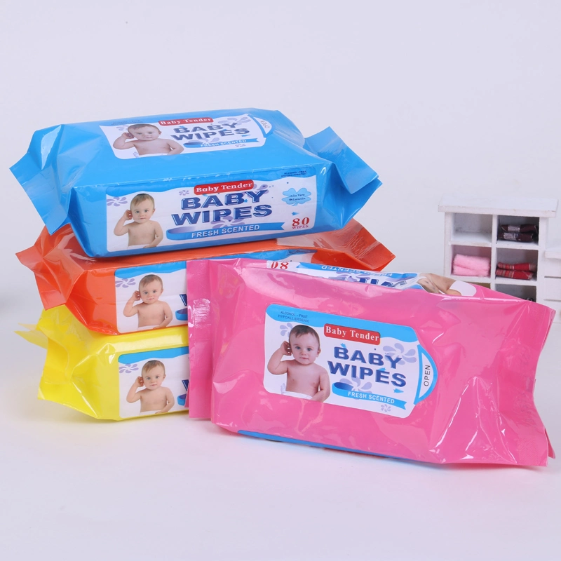 Baby Care Products Disposable Wet Tissue Nonwoven Fabric Cleaning Baby Wet Wipes