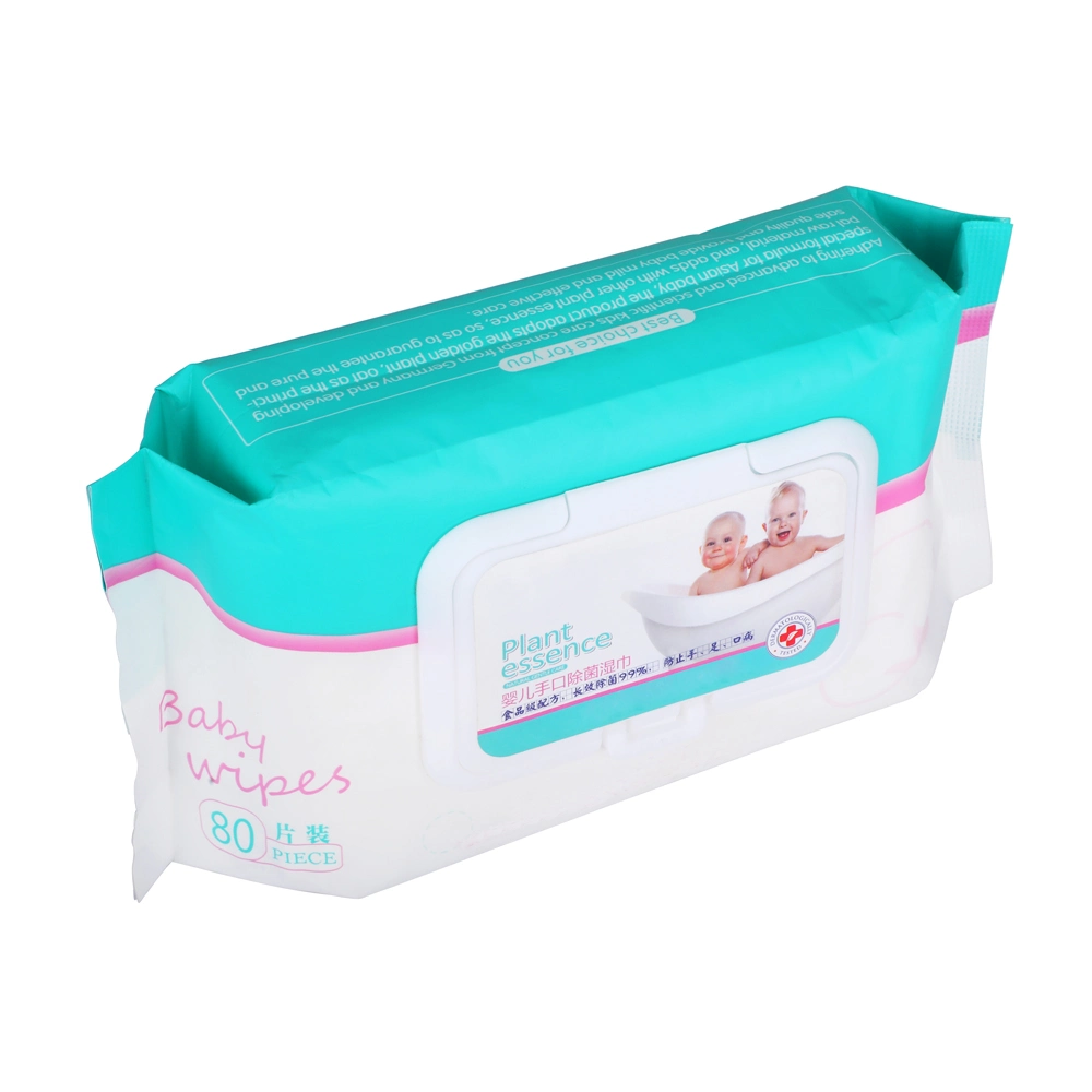 Custom Private Label Cleaning Surface Hand Wash Wet Wipes for Baby 80PCS