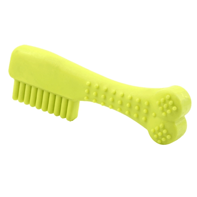 Toothbrush Durable Teeth Cleaning TPR Rubber Pet Dog Chew Toy