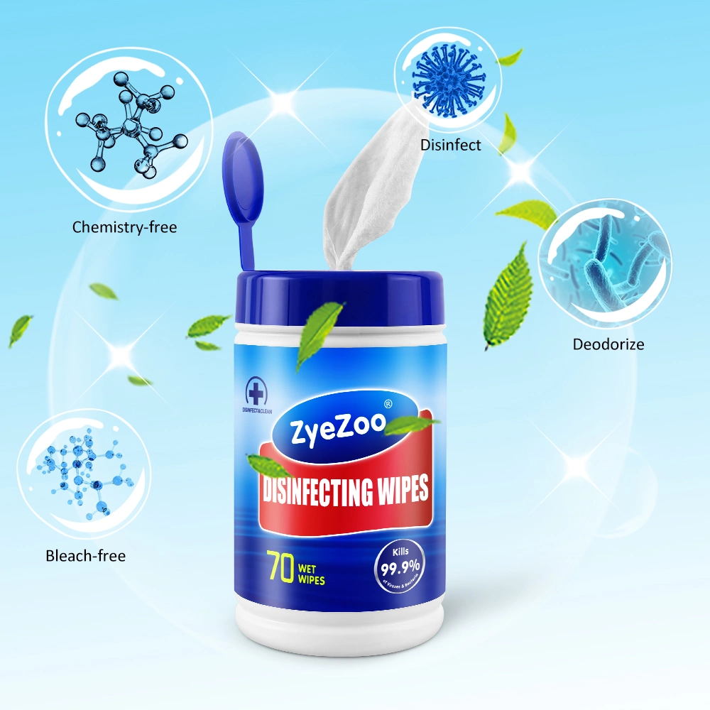 Zyezoo 70PC Hygiene Wipes Anti-Bacteria for Adult Family Wet Wipes