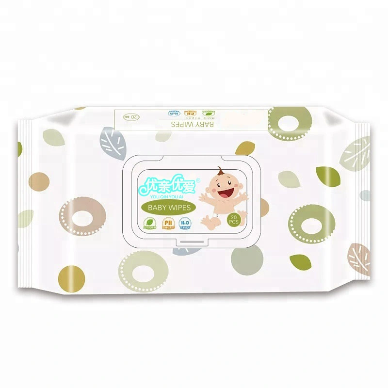 20 Pieces Facial Wipes Baby Wet Wipes Factory Wet Wipe