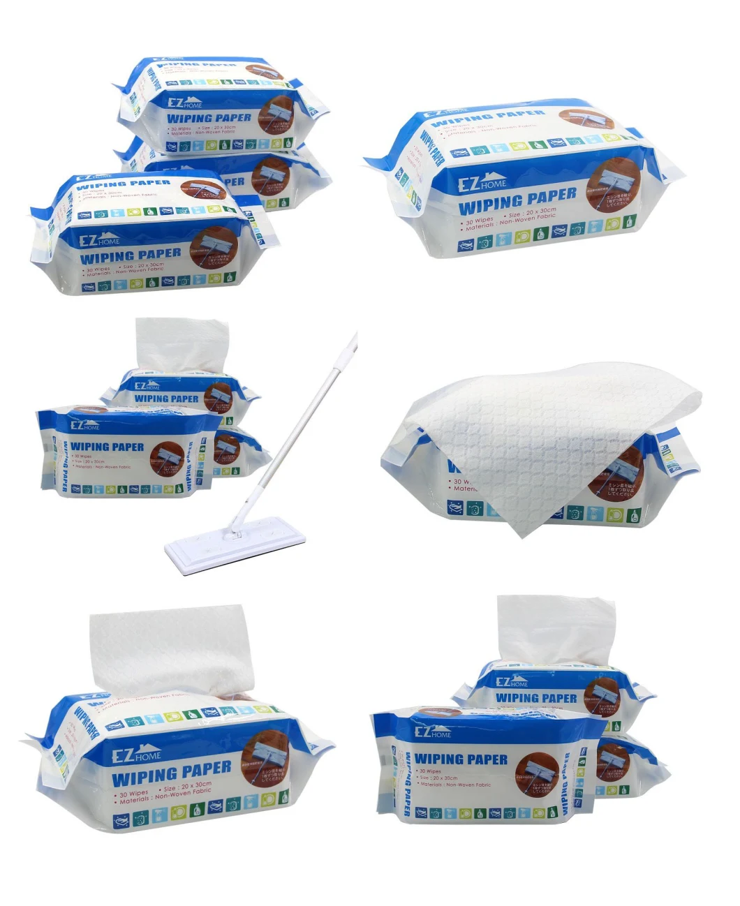 Farcent Household Anti- Bacterial Cleaning Floor Mop Wipes