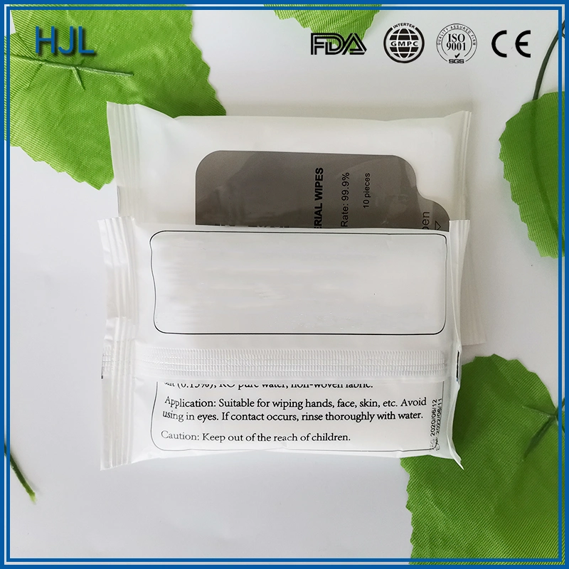 OEM Face Cleaning Green Tea Wet Wipes for Makeup Removing