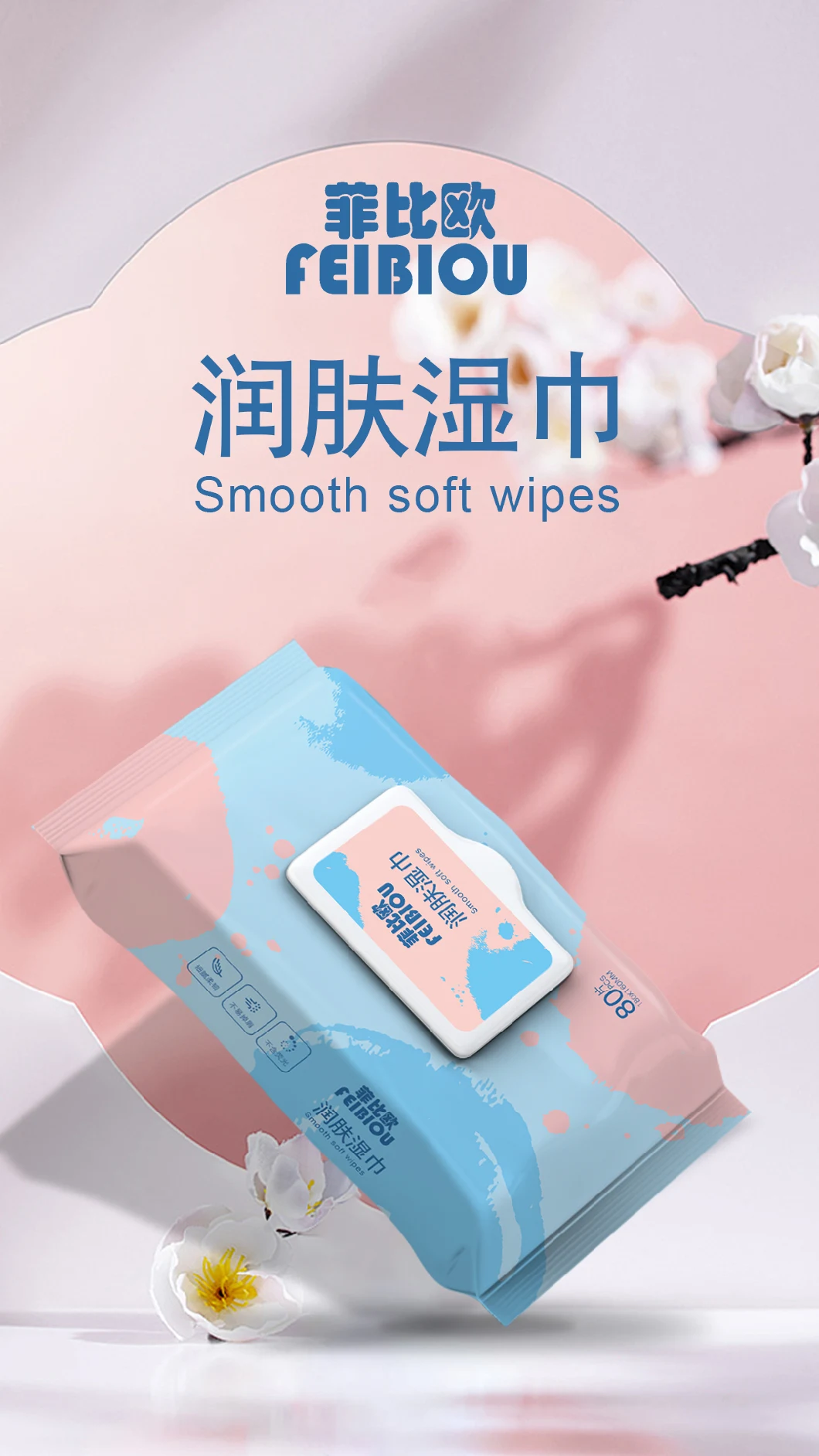 High Quality Pet Wet Wipes, for Pet Daily Cleaning OEM Eco-Friendly for Dogs&Cats Cleansing Pet Wet Wipes