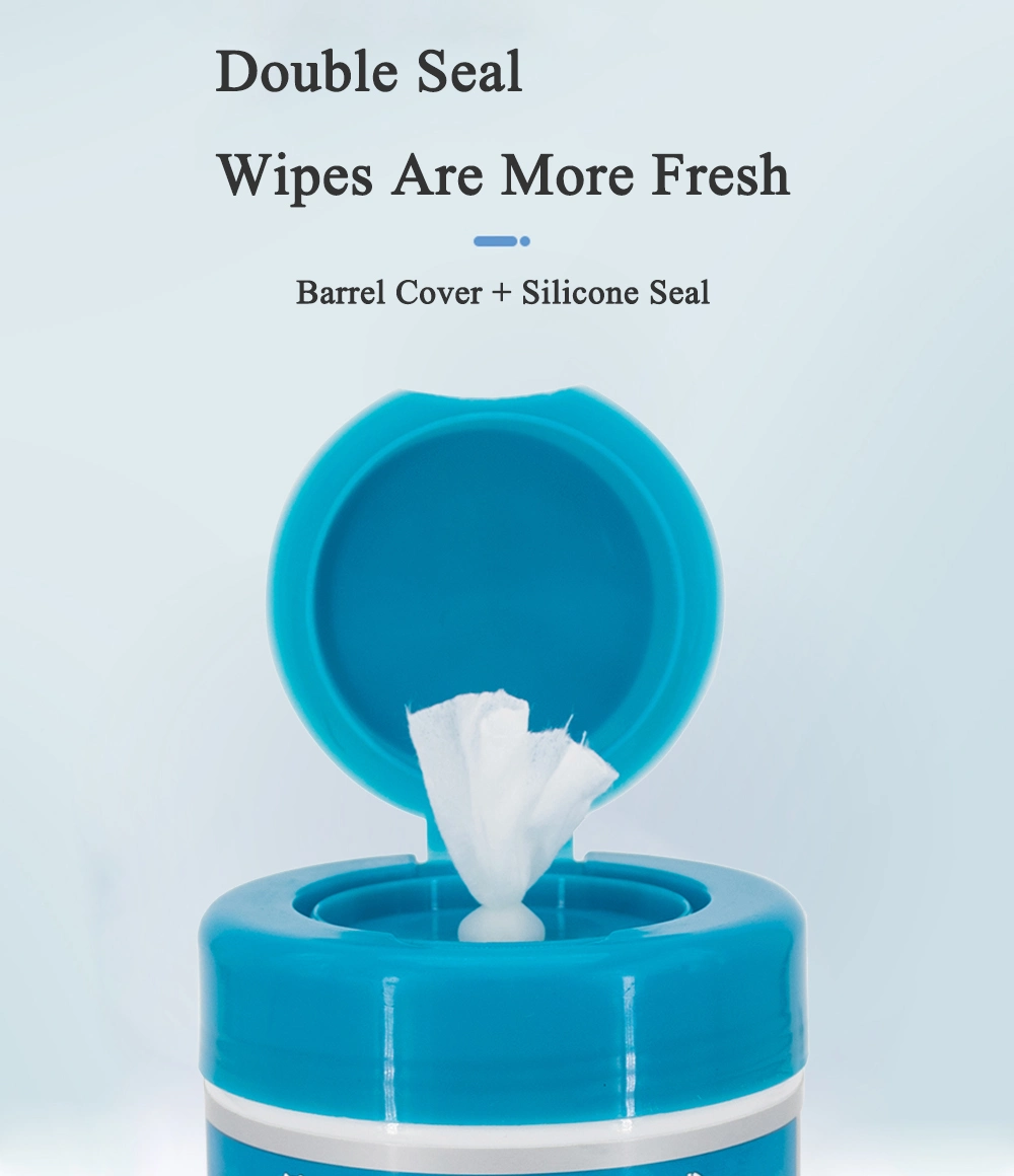 Spunlance Non-Woven Pet Wet Wipes Disposable Barrel Wet Wipes