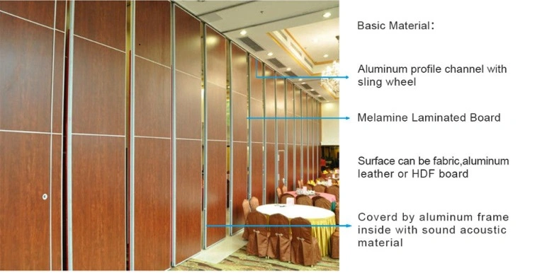 Collapsible Foldable Wall Collapsible Partition for Meeting Room Office