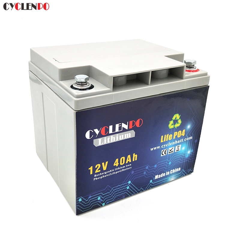 Factory Direct Supply Lithium Ion LiFePO4 12V 40ah 42ah Battery Pack for Wheelchairs and Scooters
