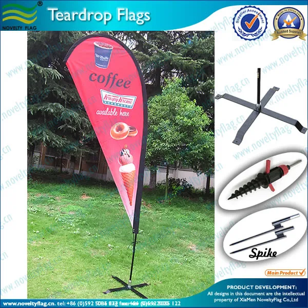 Advertising Hanging Banner Aluminum Pole Flying Banner