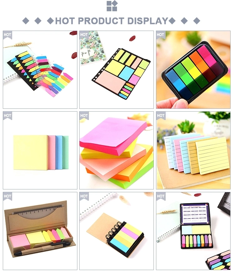 Promotional Mini Faux Leather Snap Closure Large Sticky Notes 5 Colors Sticky Flags Pocket Notepad