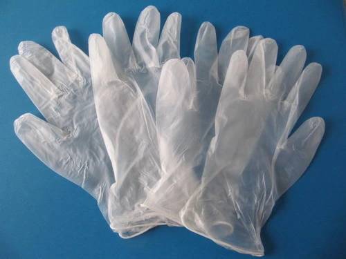 High Quality Factory Price Disposable Blue or Clear Color Vinyl Gloves