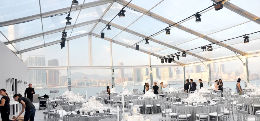 Guangzhou Aluminium Wind Resistant Gazebo Wedding Canopy Tents for Balcony