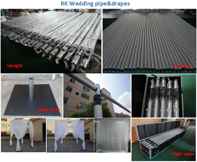 Factory Wedding Decoration Pipe and Drape Backdrop Display Stand