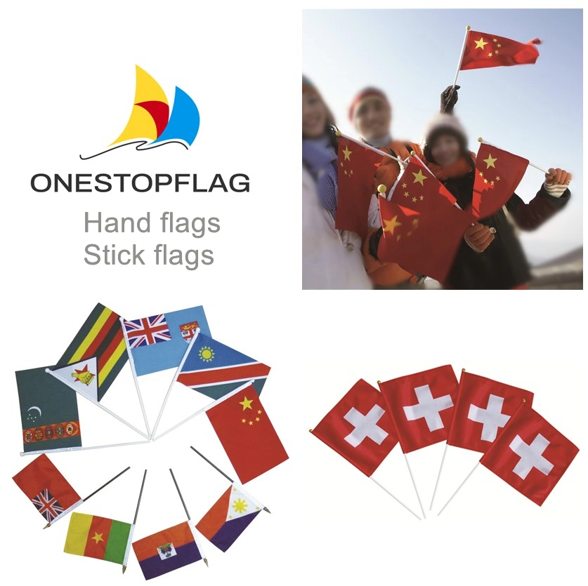 National Hand Flags Sport Flags Stick Flags Hand Waving Flags