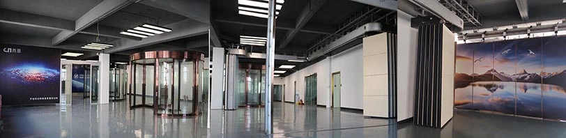 Electrical Vertical Retractable Walls Vertical Lift Folding Walls Motorized Operable Partitions