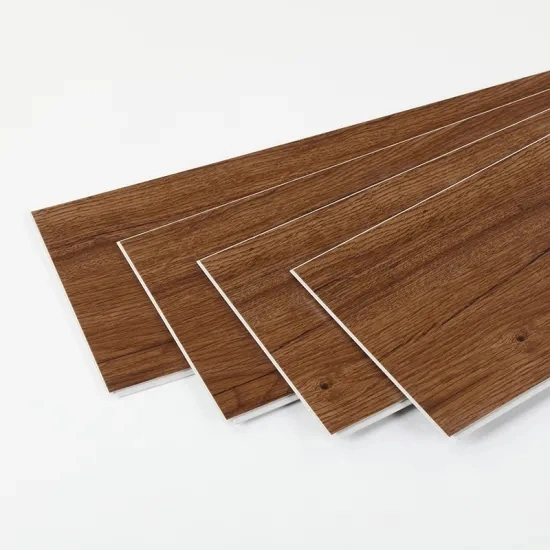 Home Decoration Materials Wooden Color Vinyl Spc Flooring for Dacing Room