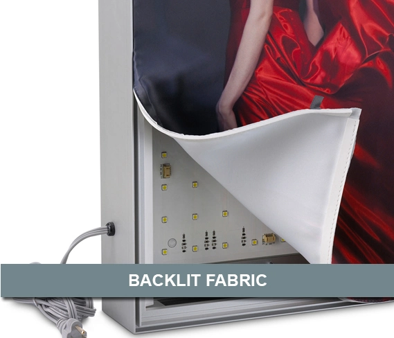 Custom Design Outdoor Advertising PVC Fabric Backlit Display Banner
