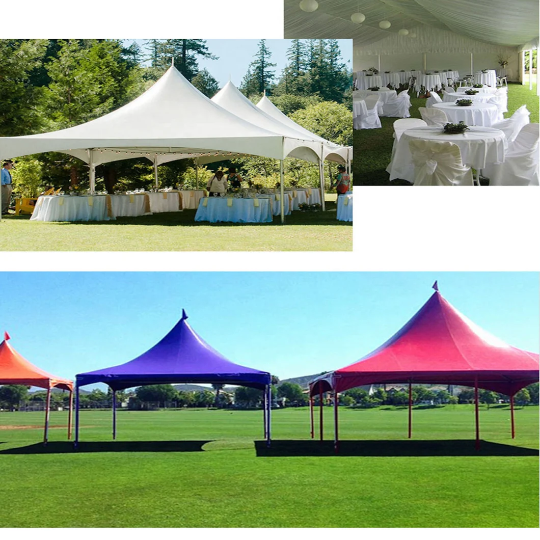 The Specification Is 6 * 6m Pagoda Tent Material Is PVC, Which Can Be Used for Wedding Ceremony Tent Party Tent Activity Tent Wedding Tent Garden Terrace Tent