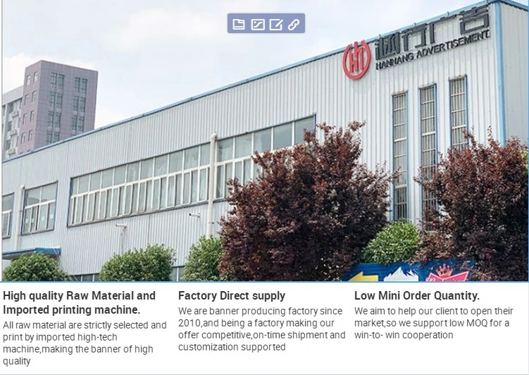 Factory Trade Discount Outdoor PVC Banner/Wholesale Mesh Banner/Custom Vinyl Banner