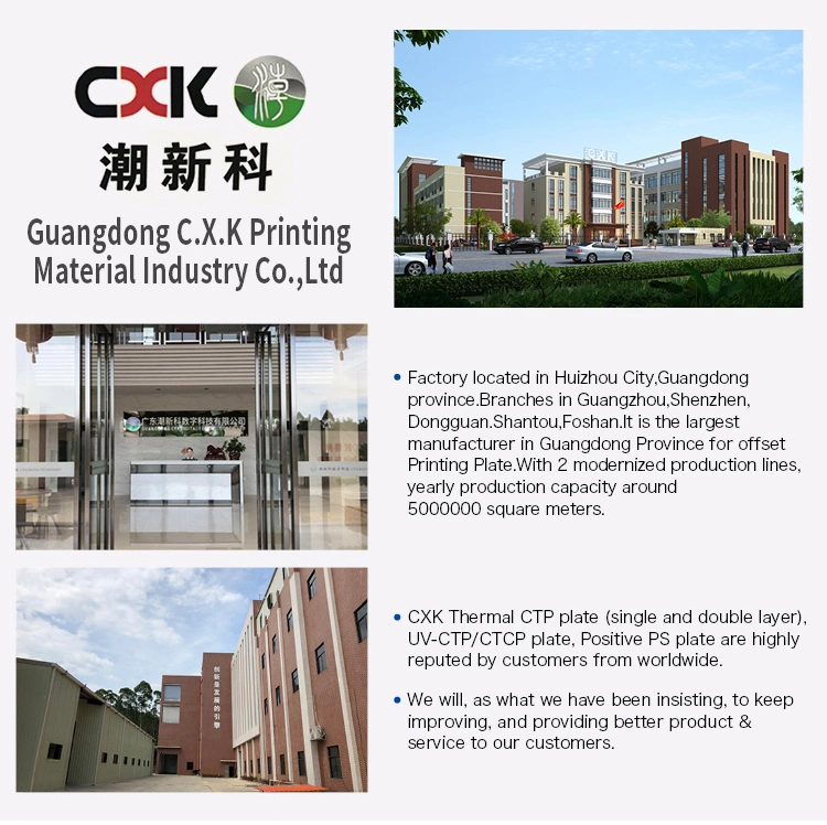 China Supplier Factory Offset Printing Material Thermal CTP Plate