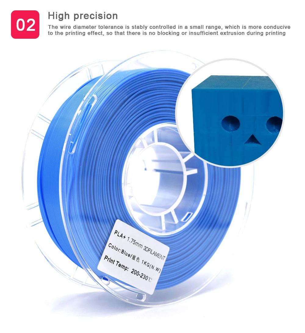 Wholesale 1.75mm 3D Printing Material PLA Filament 3D Printer Filament for Fdm Printer