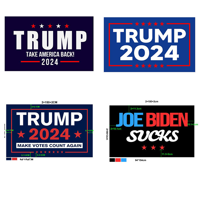 Custom Flags Polyester 3X5FT Save Amercian Again Take American Back Trump 2024 Flag