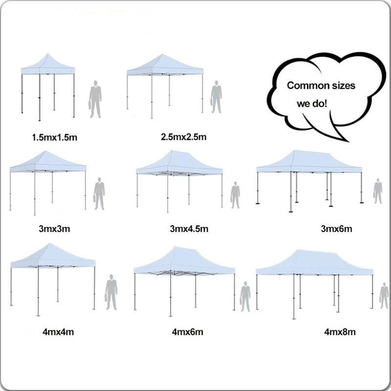 3X3m Outdoor Steel Folding Tent