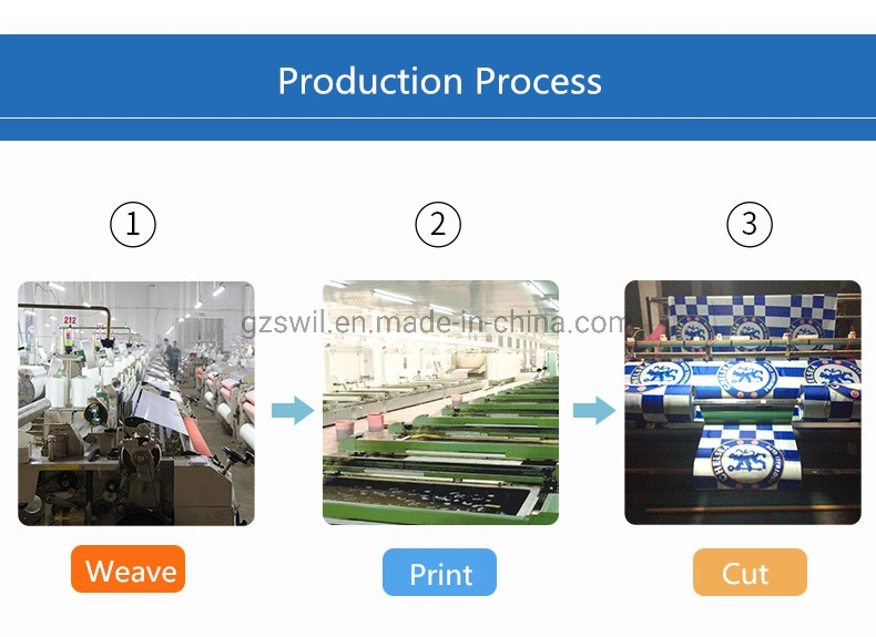 Fashion Digital Printing Exhibition Polyester Fabric National Backdrops Flags Banner