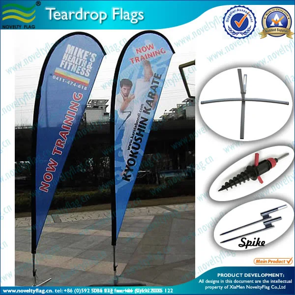 Advertising Hanging Banner Aluminum Pole Flying Banner