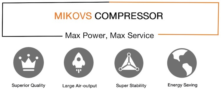 Textile Electric Driven Air Compressors for Garments Industryused Efficient Copeland Compressor for Textile Spinning