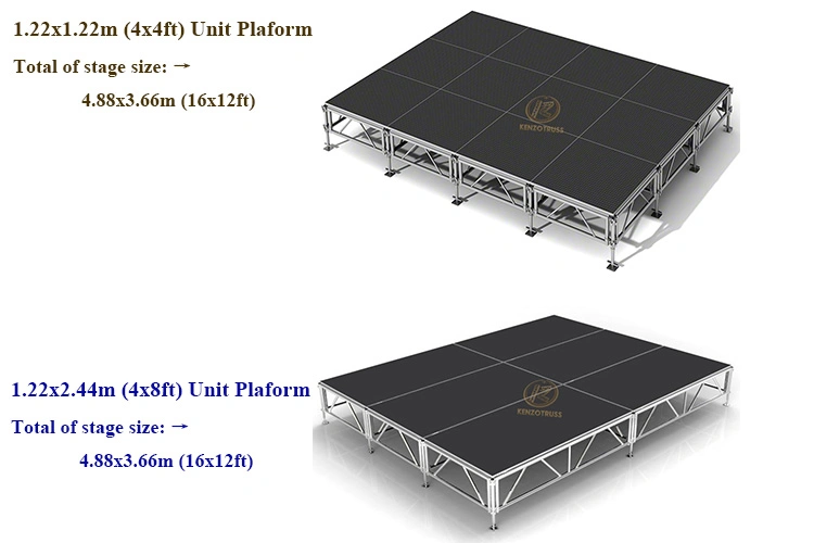 Outdoor Aluminum Concert Stage Display Canopy Roof Truss System