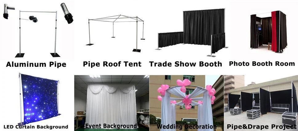 Factory Wedding Decoration Pipe and Drape Backdrop Display Stand