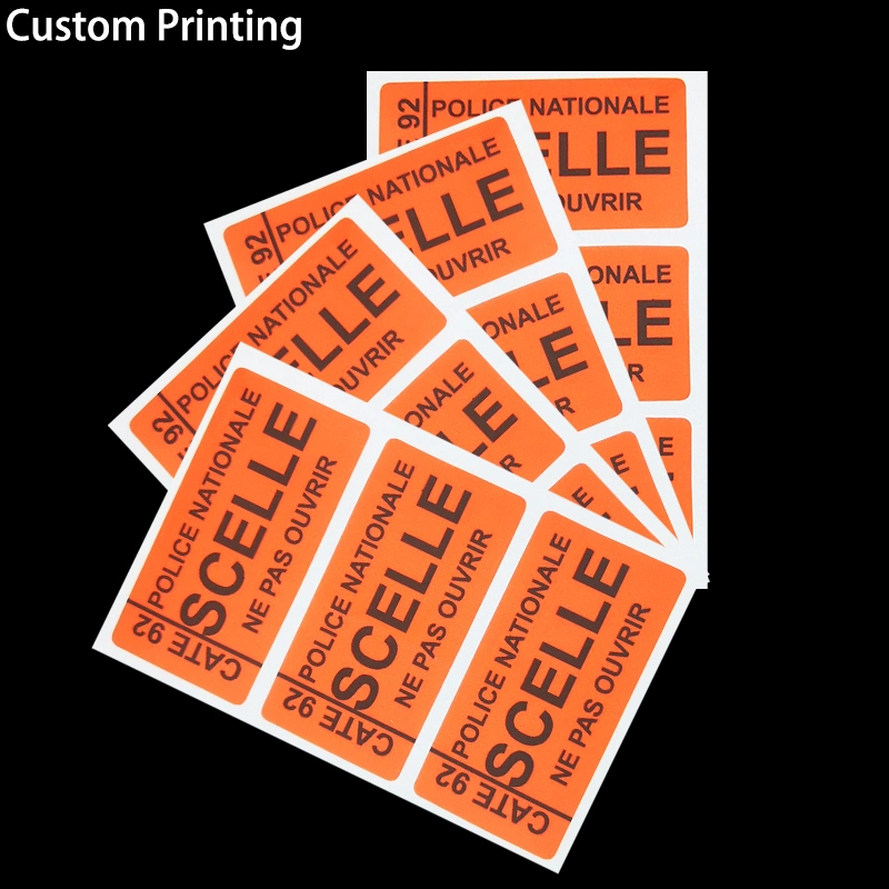 Printing Plastic Sticker Digital Printing Sticker