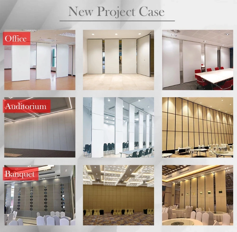 Operable Partition Walls / Wooden Acoustic Movable Walls for Banquet Hall