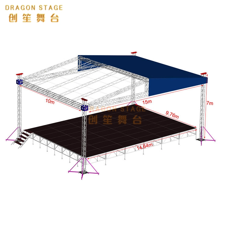 Easy Assemble Aluminum Trade Show Exhibit Booth Truss Display for Sale