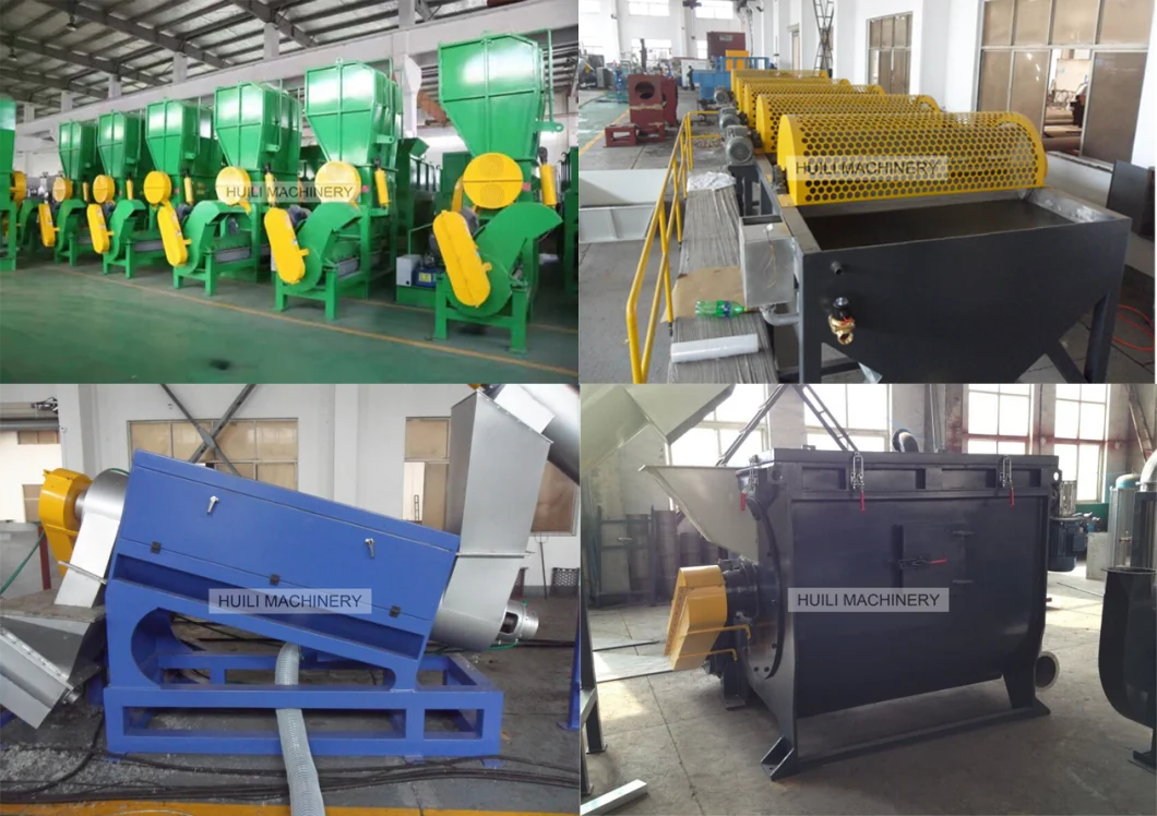 PE PP Film Agglomerator Recycle Plastic Granules Making Machine Price PE PP Film Two Extruder Granulation Line Plastic Granulation Machines Plastic Recycling