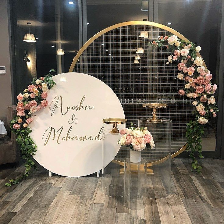 Design Frame Decoration Backdrop Backdrops Wedding for Events