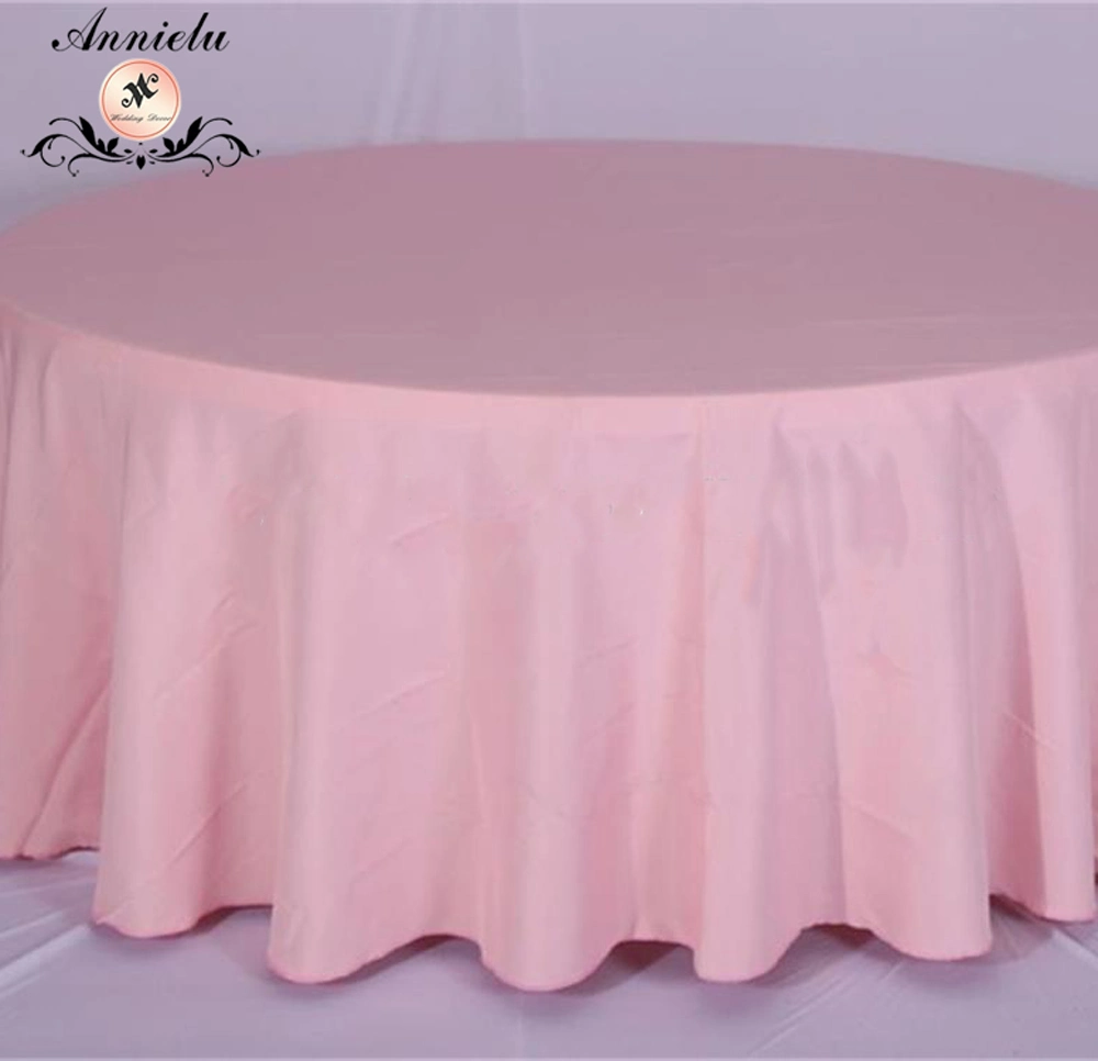 Wholesale Solid Color 100% Polyester Wedding Tablecloth Table Covers