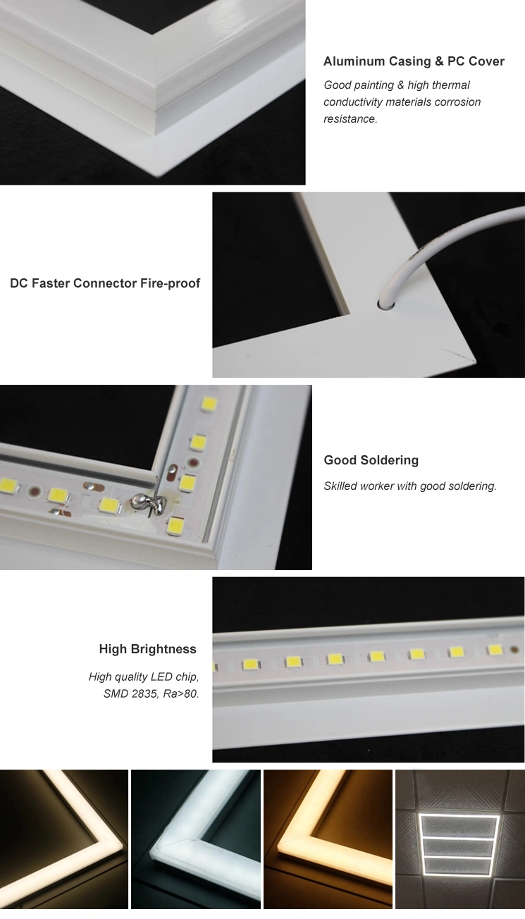 24W Flexible Strip Wall Mount Linear Light LED Panel Frame Light Backlit Picture Frame LED Frame Picture Frame Lights Backlit Picture Frame Backlit Frame Lamp