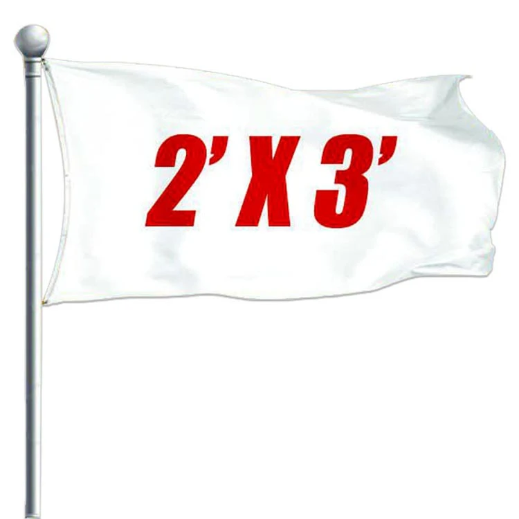 Advertising National Custom Logo 2X3FT Polyester Garden Hand Custom Flags