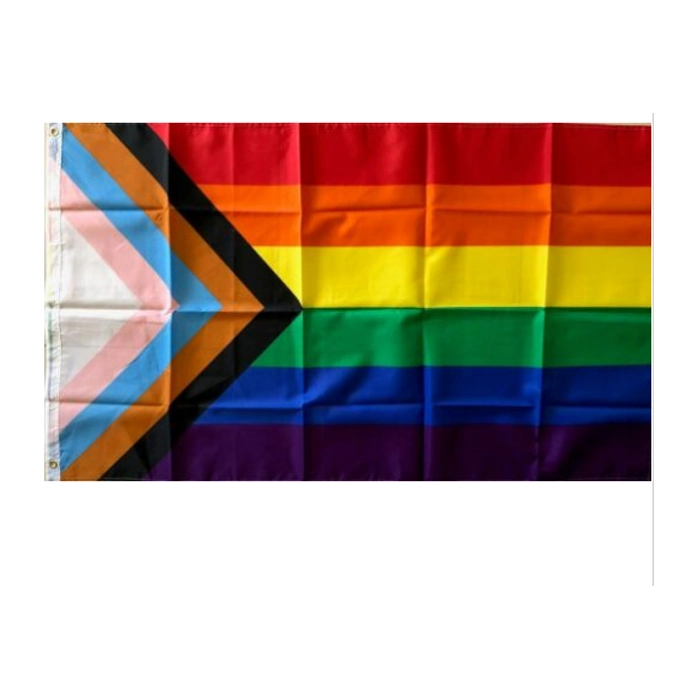 Outdoor Indoor Vivid Color 100% Polyester 3X5FT Custom Printed Gay Pride Lgbt Flags Banners
