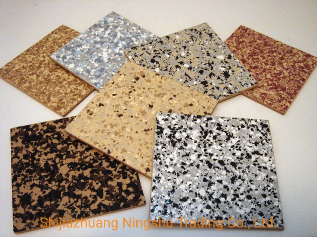 1/4'' 1/8'' Color Vinyl Chips Decorative Floor Coating Flakes