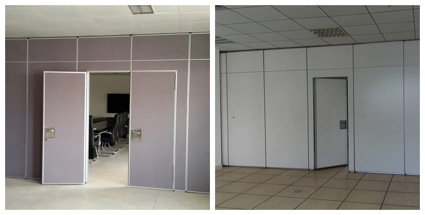 Gymnasium Classroom Folding Partition Walls Operable Walls with Customized Color