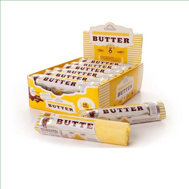 Hot Sell Custom Printing Alu Foil/PE/Paper/PE Butter Wrapping Foil