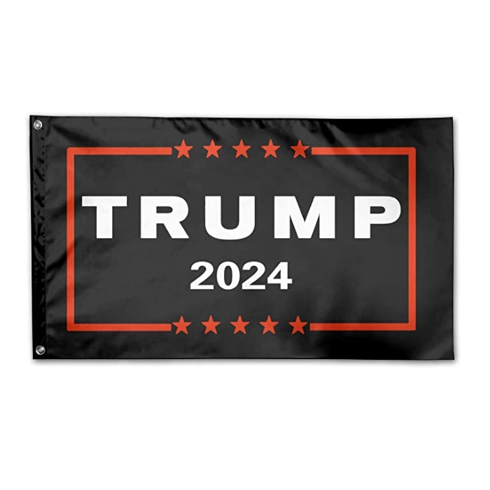 New Designs 3X5FT Digital Printing 100%Polyester Custom Election Trump 2024 Flags Banners