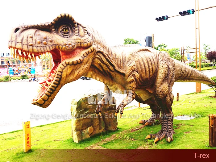 Dinosaur Sculpture Life-Size T-Rex Dinosaur Exhibit Dinosaur