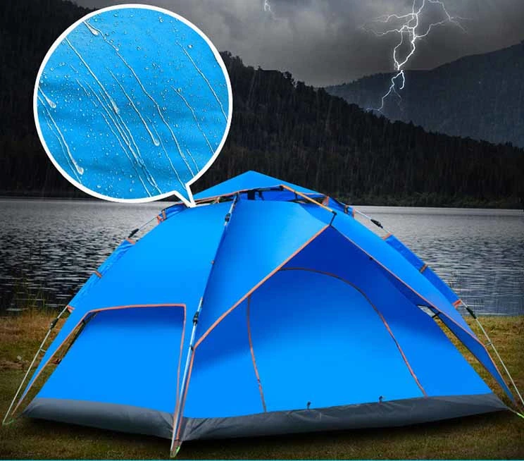 Easy Instant Automatic Pop up 4 Person Double Layers Camping Outdoor Waterproof Tents