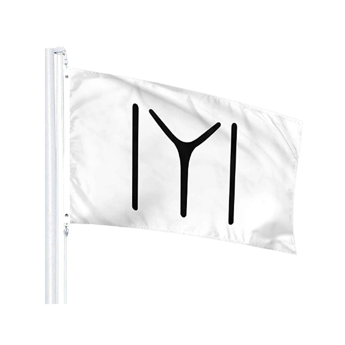 Cheap Wholesales 100d Polyester 3X5FT Custom Printed Kayi Iyi Flags Banners